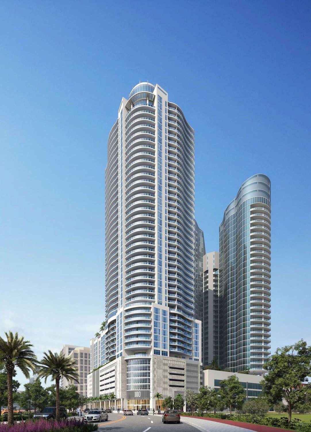 skyview image of 100 Las Olas